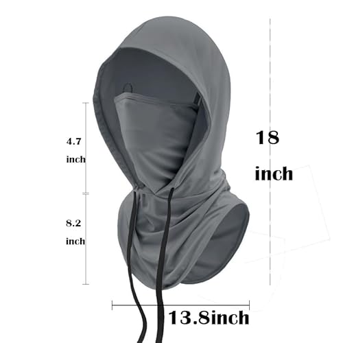 Máscara de proteção solar com capuz balaclava com proteção UV respirável para homens e mulheres moto