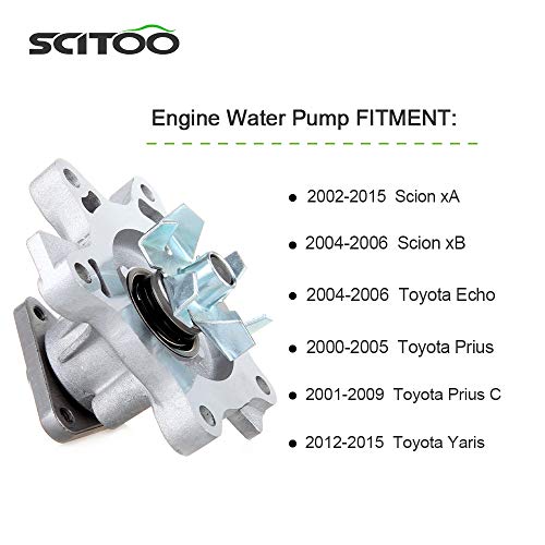 Scitoo Aw9406 Water Pump With Gasket For Toyota For Scion Prius C Yaris Prius Xa Xb Echo 1.5L #TOP2