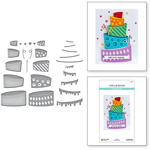 Spellbinders Topsy Turvy - Pastel de metal Cover