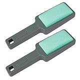 OUNONA 2 Stück Tragbare Statische Fusselbürste Doppelseitiger Haarentfernender Kleiderbürste für...