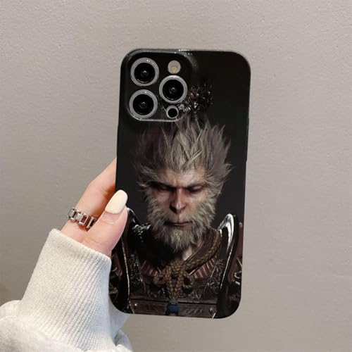 Coque Black Myth Monkey iPhone 15ProMax étui de protection gamer antichoc rigide noir - 6