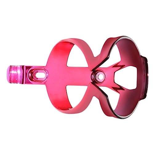 Mikikit Mountain Bike Bottle Holder Lightweight Plastic Storage Rack Electroplated Design for Easy Installation Sturdy Structure for Outdoor Cycling Activities