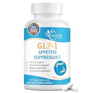 GLP-1 Supplement Appetite Suppressant Weight Loss Pills for Women, New Belly Fat Burner for Women | Metabolism Booster, Carb Blocker, Burn Fat 24/7 | 3rd Party Tested – 60 Pills