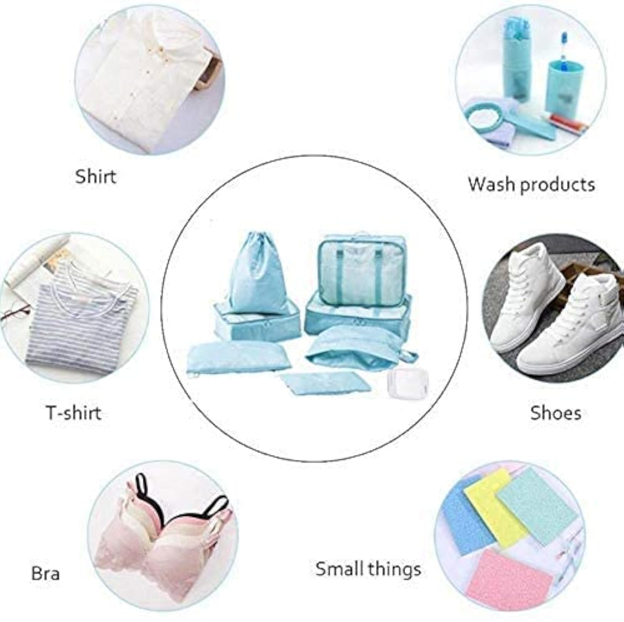 Multi-Functional Travel Laundry Pouch, 7 in 1