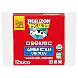 Horizon Organic American Cheese Slices, 8 oz. Pack, 12 Slices