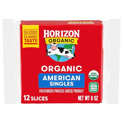 Horizon Organic American Cheese Slices, 8 oz. Pack, 12 Slices