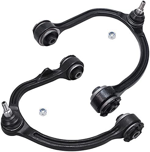 Image of Detroit Axle - AWD Front End Control Arms Kit for 2005-2011 Chrysler 300 2007-2012 Dodge Charger 2005-2008 Magnum, 4 Upper & Lower Control Arms w /Ball Joint 2 Sway Bars Replacement - 6pc Set