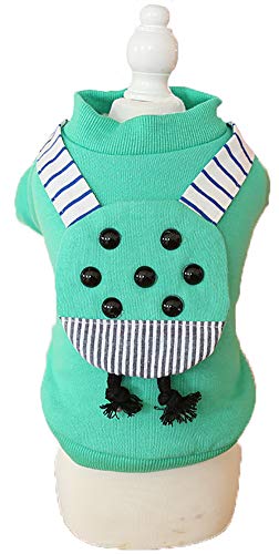 Marupet Autumn Winter Fashion Strap Ladybug Costumes For Small, Extra Small Dog, Teddy, Pug, Chihuahua, Shih Tzu, Yorkshire Terriers Green Xl #TOP10