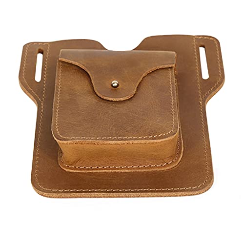 Fulenyi Sacs de Taille de Mode | Sac Banane de Voyage décontracté,Sac Banane en Cuir Vintage Messenger Fanny Pack, Sac Banane sans Ceinture pour Sports Randonnée Voyage Escalade Cover
