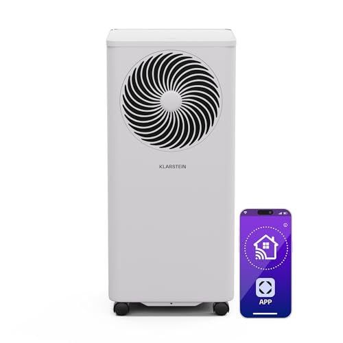Klarstein mobile Klimaanlage mit Abluftschlauch, 9000 BTU - praktischer Luftentfeuchter, Ventilator & Kühler in einem, inklusive Kit - ideal für...