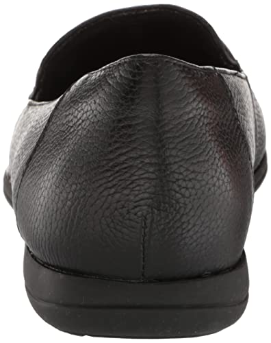 Trotters Deanna Black Leather 10 W (D)3