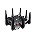 Price comparison product image ASUS RT-AC5300 AiMesh Tri-band 4 x 4 Gigabit Wireless Gaming Router with AiProtection Powered by Trend Micro (WTFast game accelerator inside for free, Link aggregation, Adaptive, QoS, ASUS Router App Support, Dual-WAN 3G/4G Support) - Black/Red