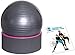 Step Fitness Set multifunzionale con DVD di allenamento Palla per esercizi + pompa Gradino fitness Step & Ball Yoga Aerobica Colore(Fucsia)