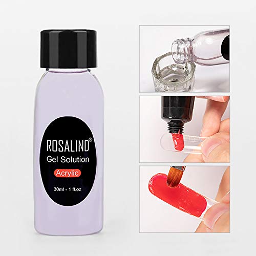 N?gel Kit, Anself 6 Farbe Nagellack Gel UV f¨¹r Starter, mit 8 Nagelgel/Nagelfeile/Nagelb¨¹rste/¨¹berlack/Unterlack… – Bild 6