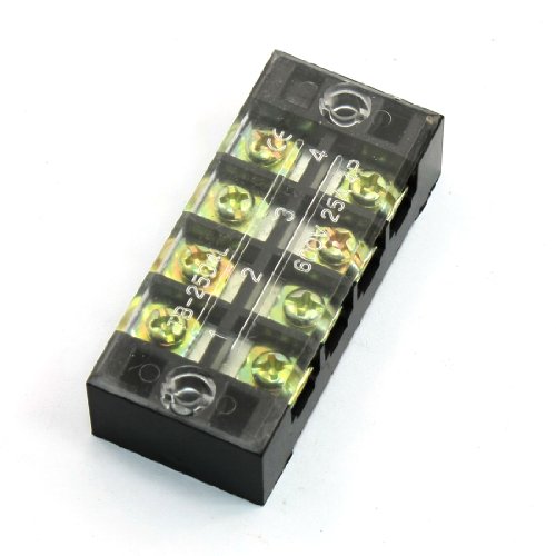 Aexit Barrier Terminal Strip 4 Posiciones 25A 600V miniatura 1
