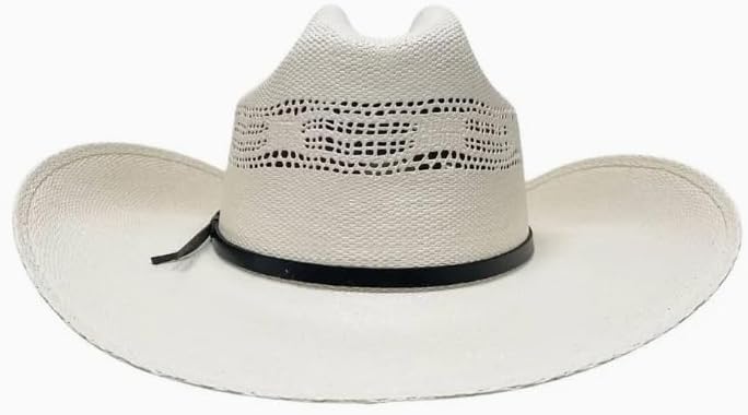 American Hat Makers Straw Cowboy Hat | Handcrafted, Lightweight & Breathable | Premium Western Style for Men & Women - Image 6