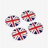 LVBAO 4 x 56mm Wheel Rim Centre Cover Cap Badge Hubcap Trim Sticker for Mini Cooper R Series R60 R55...