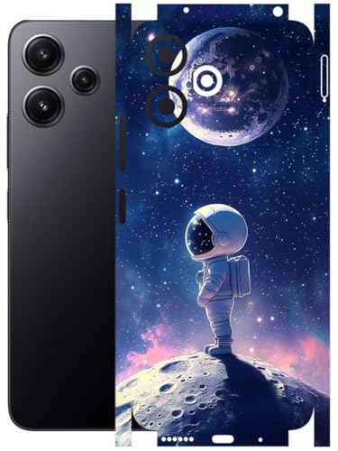 Image of AtOdds - Full Body Back Screen Guard Protector Film - Lamination Wrap Skin Sticker Compatible with Poco M6 PRO (5G) | Scratchproof Matte Finish (Moon)