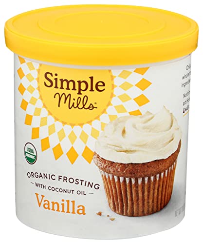 Simple Mills Organic Vanilla Frosting with Coconut Oil, Birt...