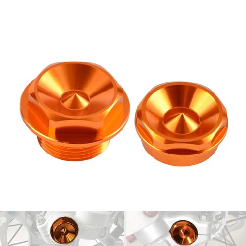 Tornillos de tuerca de husillo delantero de aluminio para KTM y Husqvarna