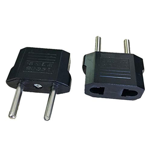 100pcs EU Travel Adapter American US to EU Euro European Plug Adapter AC Power Cable Cord Electrical Outlet Sockets