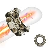 ペニスリング 電動オナホ コックリング 透明大粒ペニスリング 電動オナホール 非贯通 高弾力ペニストレーニング アダルトグッズ オナホール 柔らかい 洗いやすい （透明大粒タイプ）