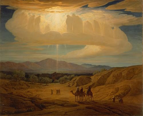 Tableau abstrait l'étoile de Bethléem Elihu Vedder de luxe