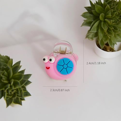 Image of ANNA CREATIONS Baby Girls Mini Hair Claw Clips Fruits Shape Cute Butterfly Non Slip Cute Pattern Baby Hair Clip Girls Hair Accessories for Kids Girls Multicolor Set of 10 Pcs