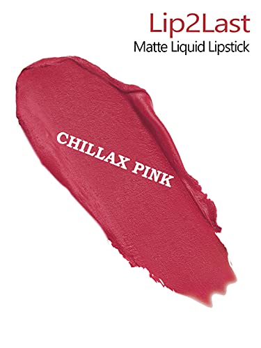 Image of Street Wear Lip2Last Matte Liquid Lipstick Chillax Pink (Pack of 2)