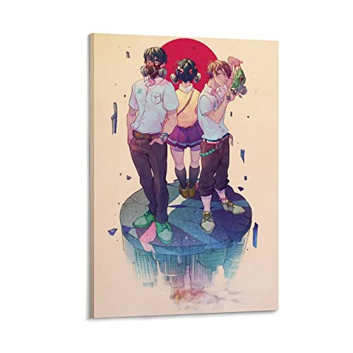 Terror in Resonance Anime Poster Wandkunst für Wohnzimmer, Schlafzimmer, Büro, Heimdekoration, Büro, Wandkunst, Zuhause, Fitnessstudio, Poster, Leinwandbild, 60 x 90 cm Cover