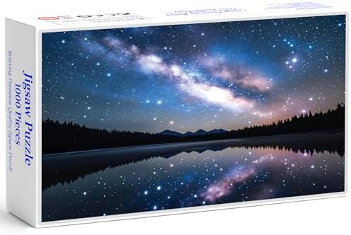 Puzzle De 1000 Piezas Barco De Vela Vía Láctea - Rompecabezas De 50x70 Cm Con Póster Y Bolsa De Almacenamiento