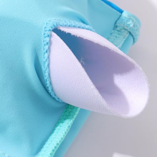 Image of Girls Swimsuit Color Block Twist Bathing Bikini Suit Adjustable Straps Girls 2 Piece Swimsuit 7-14 Years