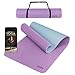 ALPIDEX Yogamatte rutschfest 190 x 61 x 0.6 cm | 190 x 90 x 0.6 cm E-Book Phthalatfreie Fitness TPE Matte Gymnastik Turnen Pilates Sport Yoga Trainingsmatte, Lavender/Ice Blue, 190 x 61 x 0.6 cm
