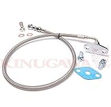 Kinugawa Turbo Oil Feed Line Kit Compatible with TOYOTA 3SGTE Rev3 with Garrett T3 T4 Turbocharger