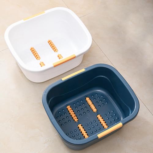 Cubeta para Baño de Pies Azul Oscuro Grande miniatura 5