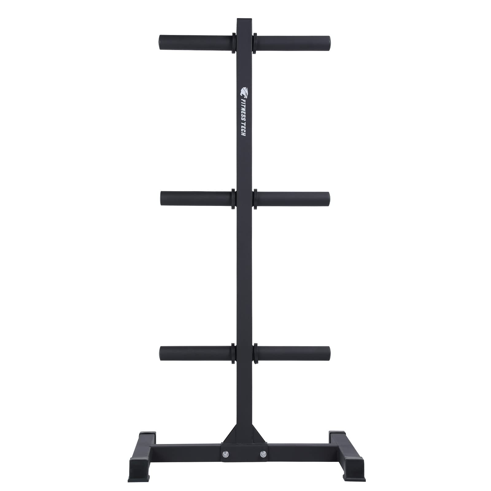 Soporte Vertical para Bumper Plates - Rack de Almacenamiento de Discos de 50 mm - Diseño Sencillo - 80 x 60 x110 Cm - 18 Kg