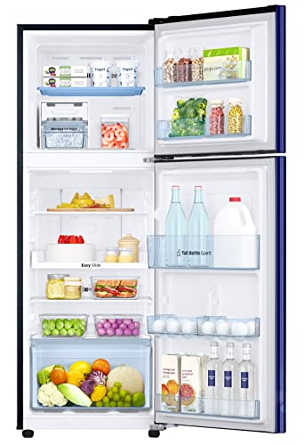 Image of Samsung 236L 2 Star Inverter Frost-Free Convertible 3 In 1 Double Door Refrigerator Appliance (RT28C3732HS /HL,Hydrangea Blue)