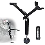 MidingChai Montageständer Motorrad, Klappbarer Motorradheber, Universal Motorrad Seitenheber Höhenverstellbar, Tragbarer Motorradheber für Hinterrad mit Teleskopgurt