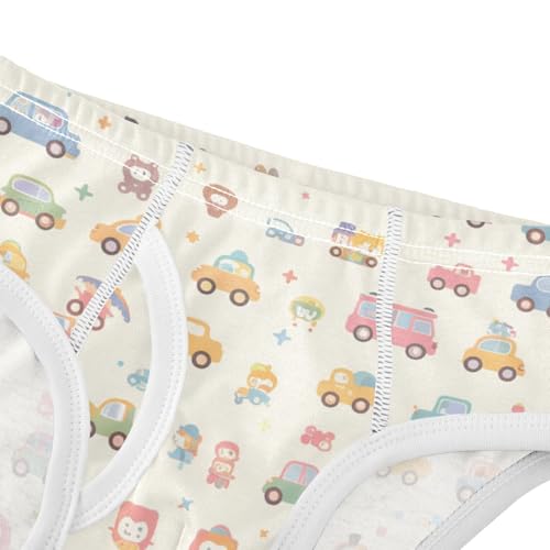 KLL Cartoon Cars Collection Little Boys Cotton Athletic Underwear Cute Undies4