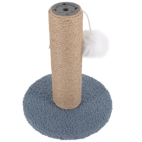 Rascador para gatos vertical azul cielo con cuerda de sisal miniatura 1