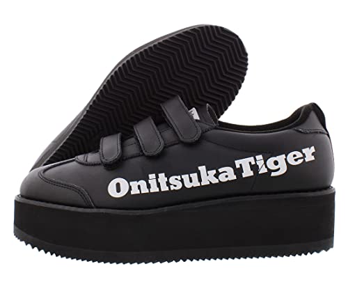 Onitsuka Tiger Sapatos femininos Delegation Chunk W, Preto/branco, 9.5