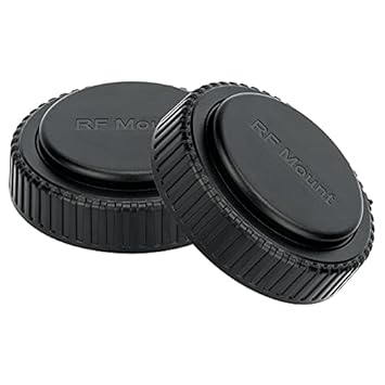JJC 2 Packs RF Mount Lens Teleconverter Dust Cap Cover for Canon Telephoto Extender EXT. RF1.4X and EXT. RF2x on Canon RF 100-500mm RF 600mm RF 800mm Lens Replaces Canon Extender Cap RF