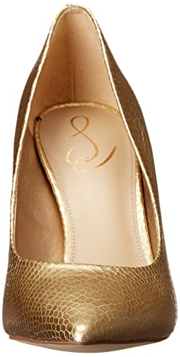 Sam Edelman Hazel - Sandals for Women - Synthetic Insole - Leather Outsole - Low-cut Vamp - High Stiletto Heel Gold 7 W2