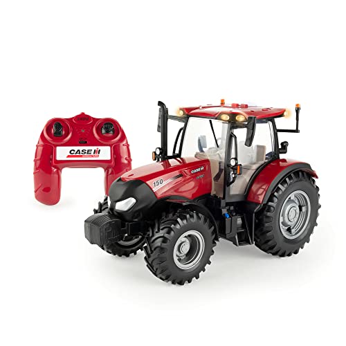 Britains Big Farm - Estuche controlado por Radio IH Maxxum 150, Juguetes de Granja para niños, Juguete de Tractor Maxxum 150 Compatible con Animales de Granja a Escala 1:16 y Juguetes, Adecuado para