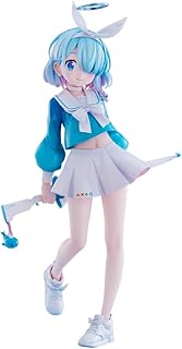 Zhongkaihua Blue Archive Arona - Figura de 18 cm, color azul y blanco, figura de PVC, modelo de anime, escritorio de computadora, decoración del hogar para fanáticos