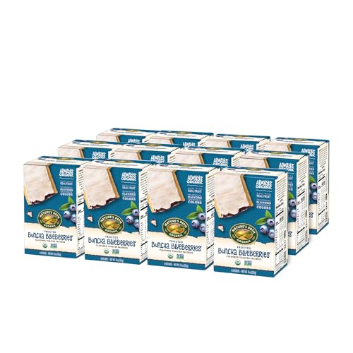 Image of Nature's Path Organic Buncha Blueberries Toaster Pastries, 11 oz (Pack of 12)
