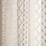 Facile manutenzione: realizzata in fibra di cotone leggera, questa tenda è resistente alle pieghe e al restringimento. È facile da mantenere: basta lavare in lavatrice in acqua fredda con un ciclo delicato per una bellezza duratura e una cura senza sforzo.