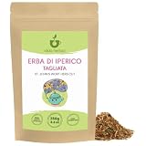 IDDA Herbal Iperico Tisana 250g, Iperico Pianta di San Giovanni, Tagliata, Tè Sfuso in Foglie