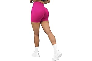 SUUKSESS Women's Pink Booty Shorts: Elevate Your Workouts with Style and Comfort