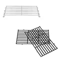 QuliMetal Stainless Steel Warming Rack and 17.5" Cooking Grates for Weber Spirit 200 and GS4 Spirit II 200 Series (2017 and Newer)
